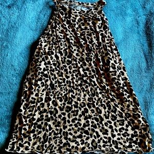 Leopard print tank top